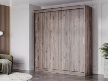 Шкаф-купе 2000 мм Гранд-1 ЛДСП, дуб горный (Эра) в Верхней Пышме - verhnyaya-pyshma.mebel-e96.ru