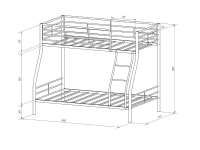 Кровать 2-х ярусная Гранада-2Я в Верхней Пышме - verhnyaya-pyshma.mebel-e96.ru