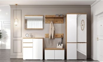 Прихожая Гретта №1 крафт золотой (Памир) в Верхней Пышме - verhnyaya-pyshma.mebel-e96.ru
