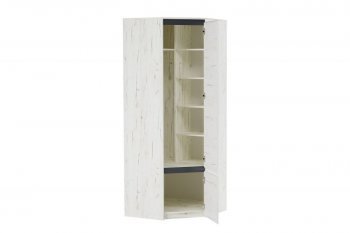 Шкаф 2С угловой Гретта крафт белый (Памир) в Верхней Пышме - verhnyaya-pyshma.mebel-e96.ru