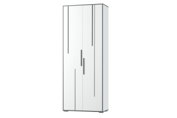 Шкаф 2 дв. Грей (УНИ) (МЛК) в Верхней Пышме - verhnyaya-pyshma.mebel-e96.ru