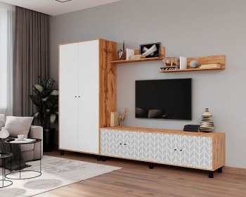 Стенка HYGGE комп.2 зигзаги (Мама) в Верхней Пышме - verhnyaya-pyshma.mebel-e96.ru