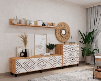 Стенка HYGGE комп.2 ромбы (Мама) в Верхней Пышме - verhnyaya-pyshma.mebel-e96.ru