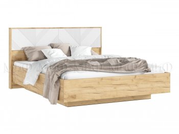 Кровать парящая Ирис крафт/белый (Миф) в Верхней Пышме - verhnyaya-pyshma.mebel-e96.ru