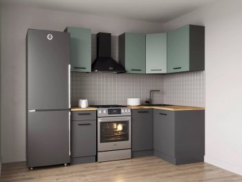 Кухонный гарнитур угловой Изумруд 2000х1200 в Верхней Пышме - verhnyaya-pyshma.mebel-e96.ru