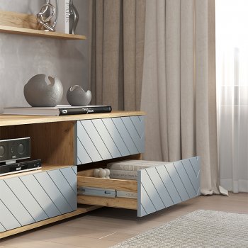 Стенка Камелия ГС-01 шарли бриз (БТС) в Верхней Пышме - verhnyaya-pyshma.mebel-e96.ru