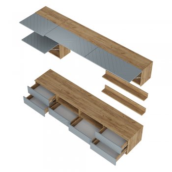Стенка Камелия ГС-01 шарли бриз (БТС) в Верхней Пышме - verhnyaya-pyshma.mebel-e96.ru