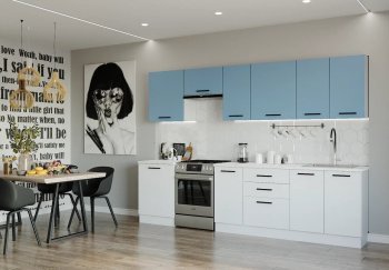 Кухонный гарнитур Капри 3000 мм ЛДСП/МДФ (Санвут) в Верхней Пышме - verhnyaya-pyshma.mebel-e96.ru