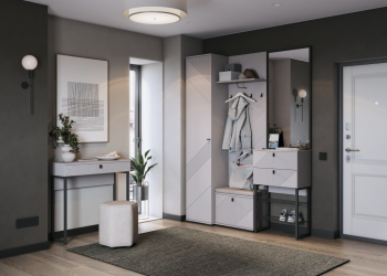 Прихожая Кашемир модульная (МЛК) в Верхней Пышме - verhnyaya-pyshma.mebel-e96.ru