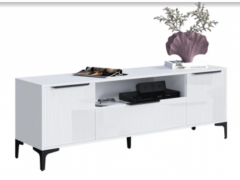 Тумба ТВ на 1650 Кимберли белый (Handis) в Верхней Пышме - verhnyaya-pyshma.mebel-e96.ru