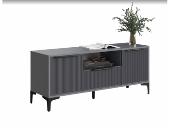 Тумба ТВ на 1350 Кимберли графит (Handis) в Верхней Пышме - verhnyaya-pyshma.mebel-e96.ru