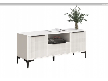 Тумба ТВ на 1350 Кимберли белый (Handis) в Верхней Пышме - verhnyaya-pyshma.mebel-e96.ru