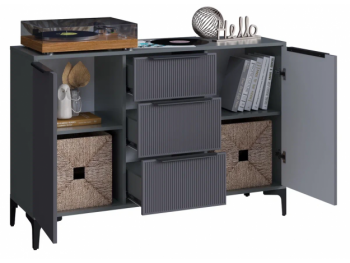 Комод Кимберли графит (Handis) в Верхней Пышме - verhnyaya-pyshma.mebel-e96.ru