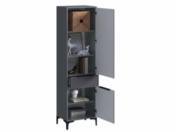 Пенал 550 мм Кимберли графит (Handis) в Верхней Пышме - verhnyaya-pyshma.mebel-e96.ru