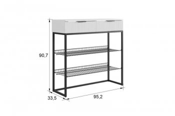 Обувница Классная 1 (графит/графит матовый/золото​​​​​​​) (Мебельсон) в Верхней Пышме - verhnyaya-pyshma.mebel-e96.ru
