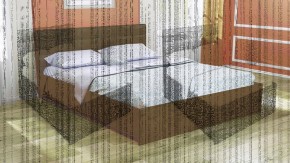 Кровать интерьерная Лита с латами 1400*2000 в Верхней Пышме - verhnyaya-pyshma.mebel-e96.ru