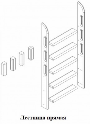 Кровать Сонечка 2-х ярусная (модульная) в Верхней Пышме - verhnyaya-pyshma.mebel-e96.ru