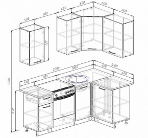 Кухонный гарнитур угловой Бланка 2000х1200 в Верхней Пышме - verhnyaya-pyshma.mebel-e96.ru