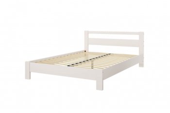 Кровать из массива Лана Льняной (БМ) в Верхней Пышме - verhnyaya-pyshma.mebel-e96.ru