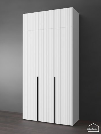 Шкаф с антресолью 1200 мм Linnea MHR-3A-1 2450х1200х510 (Белый-М 11.1.2) в Верхней Пышме - verhnyaya-pyshma.mebel-e96.ru