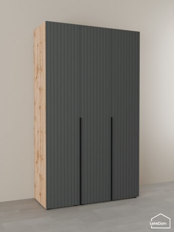 Шкаф с антресолью 1200 мм Linnea MHR-3A-2 2450х1200х510 (ДВ-М 11.1.25) в Верхней Пышме - verhnyaya-pyshma.mebel-e96.ru