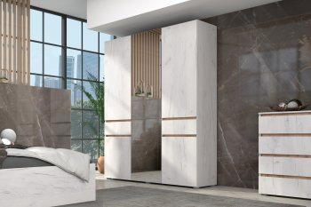 Шкаф 1600 мм Лиана золотой (Зарон) в Верхней Пышме - verhnyaya-pyshma.mebel-e96.ru