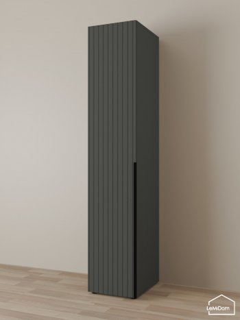 Шкаф Linnea MHR-1 2050х400х510 (Графит-М 11.1.25) в Верхней Пышме - verhnyaya-pyshma.mebel-e96.ru
