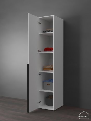 Шкаф Linnea MHR-1-2 2050х400х510 (Белый-М 11.1.2) в Верхней Пышме - verhnyaya-pyshma.mebel-e96.ru