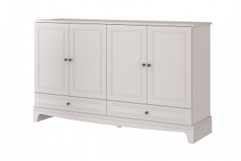 Комод 4 двери 2ящ. Лорето, льняной (БМ) в Верхней Пышме - verhnyaya-pyshma.mebel-e96.ru