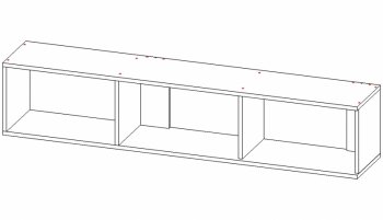 Стенка луксор (АстридМ) в Верхней Пышме - verhnyaya-pyshma.mebel-e96.ru