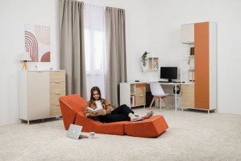 Кресло Марвэл террокотовая (Моби) в Верхней Пышме - verhnyaya-pyshma.mebel-e96.ru