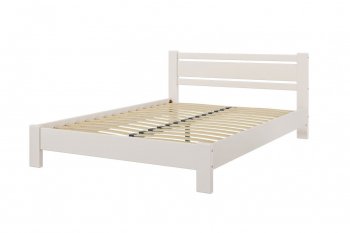 Кровать из массива Милс льняной (БМ) в Верхней Пышме - verhnyaya-pyshma.mebel-e96.ru
