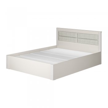 Кровать двуспальная Монако КР-16 кашемир (БТС) в Верхней Пышме - verhnyaya-pyshma.mebel-e96.ru