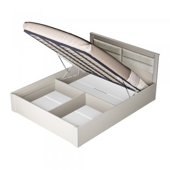 Кровать с подъемным механизмом Монако КР-16 Кашемир (БТС) в Верхней Пышме - verhnyaya-pyshma.mebel-e96.ru | фото