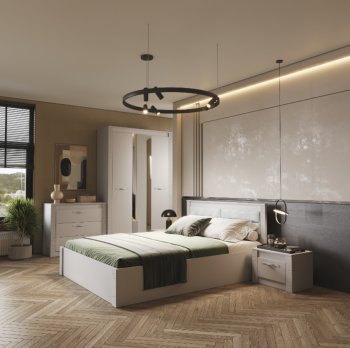 Спальный гарнитур Монако Кашемир (модульный) (БТС) в Верхней Пышме - verhnyaya-pyshma.mebel-e96.ru