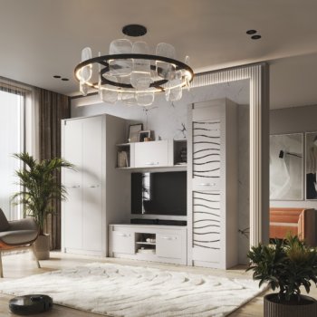 Стенка Монако Кашемир комп.3 (модульная) (БТС) в Верхней Пышме - verhnyaya-pyshma.mebel-e96.ru