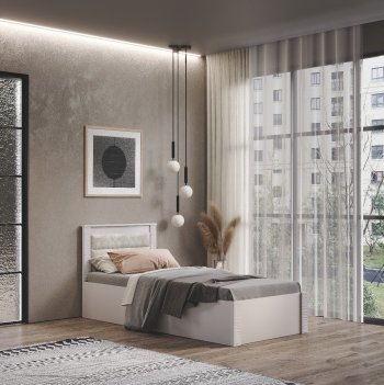 Кровать Монако КР-17 кашемир (БТС) в Верхней Пышме - verhnyaya-pyshma.mebel-e96.ru | фото