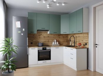 Угловой кухонный гарнитур Муссон 2200*1600 мм Sanvut в Верхней Пышме - verhnyaya-pyshma.mebel-e96.ru