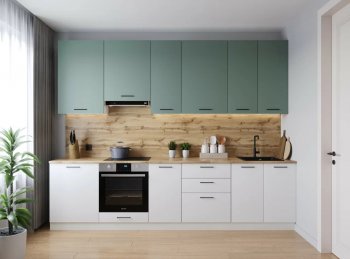 Кухонный гарнитур высокий Муссон 3000 мм (Санвут) в Верхней Пышме - verhnyaya-pyshma.mebel-e96.ru