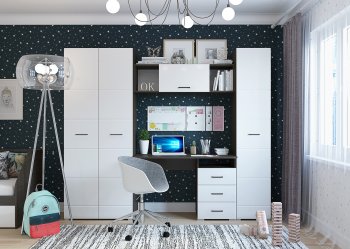 Набор детской мебели Ненси модульный (Гор) в Верхней Пышме - verhnyaya-pyshma.mebel-e96.ru
