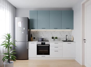 Кухонный гарнитур Ниагара 2200 мм МДФ/ЛДСП (Санвут) в Верхней Пышме - verhnyaya-pyshma.mebel-e96.ru