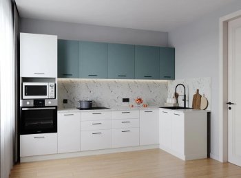 Угловой кухонный гарнитур Ниагара 3200*1400 мм МДФ/ЛДСП Sanvut в Верхней Пышме - verhnyaya-pyshma.mebel-e96.ru