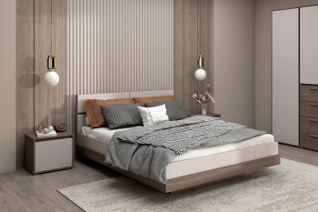Спальный гарнитур Ника, модульный (Зарон) в Верхней Пышме - verhnyaya-pyshma.mebel-e96.ru