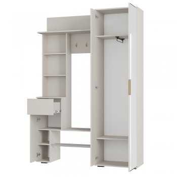 Прихожая Ницца ПР-04 Кашемир (БТС) в Верхней Пышме - verhnyaya-pyshma.mebel-e96.ru