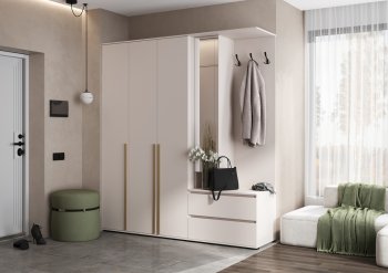 Прихожая Норд+Шкаф 1200, кашемир (Миф) в Верхней Пышме - verhnyaya-pyshma.mebel-e96.ru