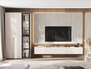 Стенка Норд кашемир (Миф) в Верхней Пышме - verhnyaya-pyshma.mebel-e96.ru