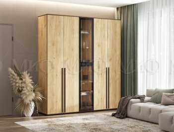 Шкаф Норд+ пенал со стеклом (Миф) в Верхней Пышме - verhnyaya-pyshma.mebel-e96.ru