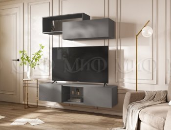 Стенка Норд-1 графит (Миф) в Верхней Пышме - verhnyaya-pyshma.mebel-e96.ru