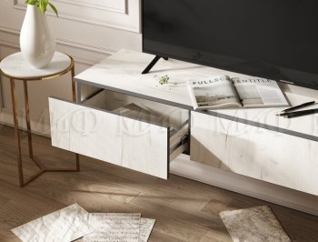 Стенка Норд-2 дуб крафт белый (Миф) в Верхней Пышме - verhnyaya-pyshma.mebel-e96.ru