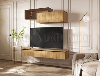Стенка Норд-2 дуб крафт (Миф) в Верхней Пышме - verhnyaya-pyshma.mebel-e96.ru